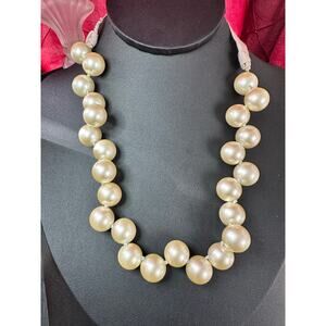 Pre-Owned J.Crew Gold-Tone Faux Pearl Necklace